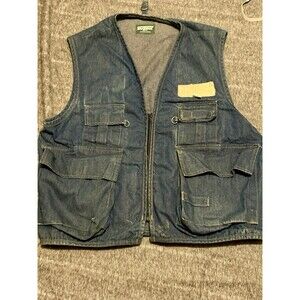 Vintage Denim Fishing Vest SafTbak